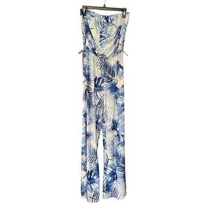 Beach Break pull on strapless jumpsuit